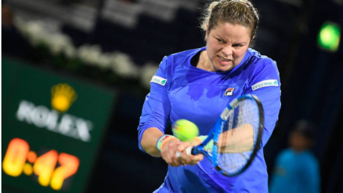 Kim Clijsters y Johanna Konta. Foto: gettyimages