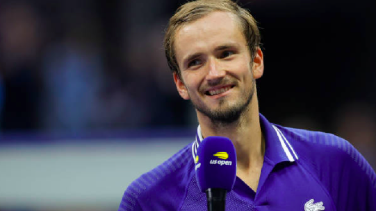 Daniil Medvedev en el US Open. Fuente: Getty