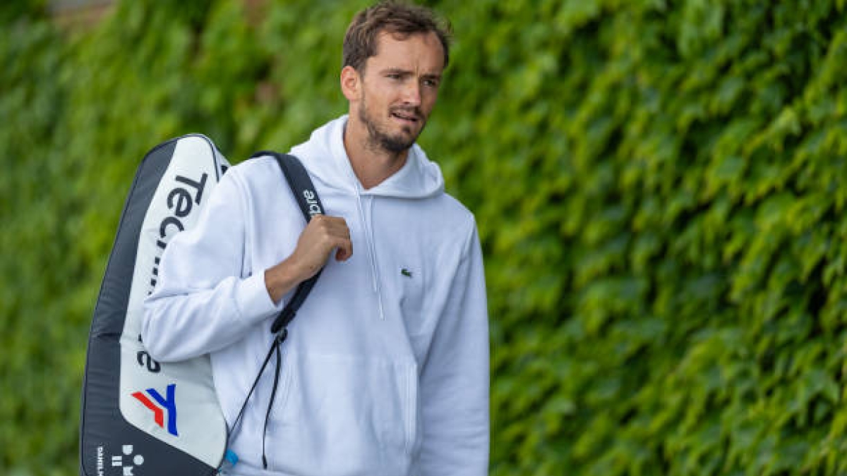 Daniil Medvedev, aspiraciones en Wimbledon 2023. Foto: gettyimages