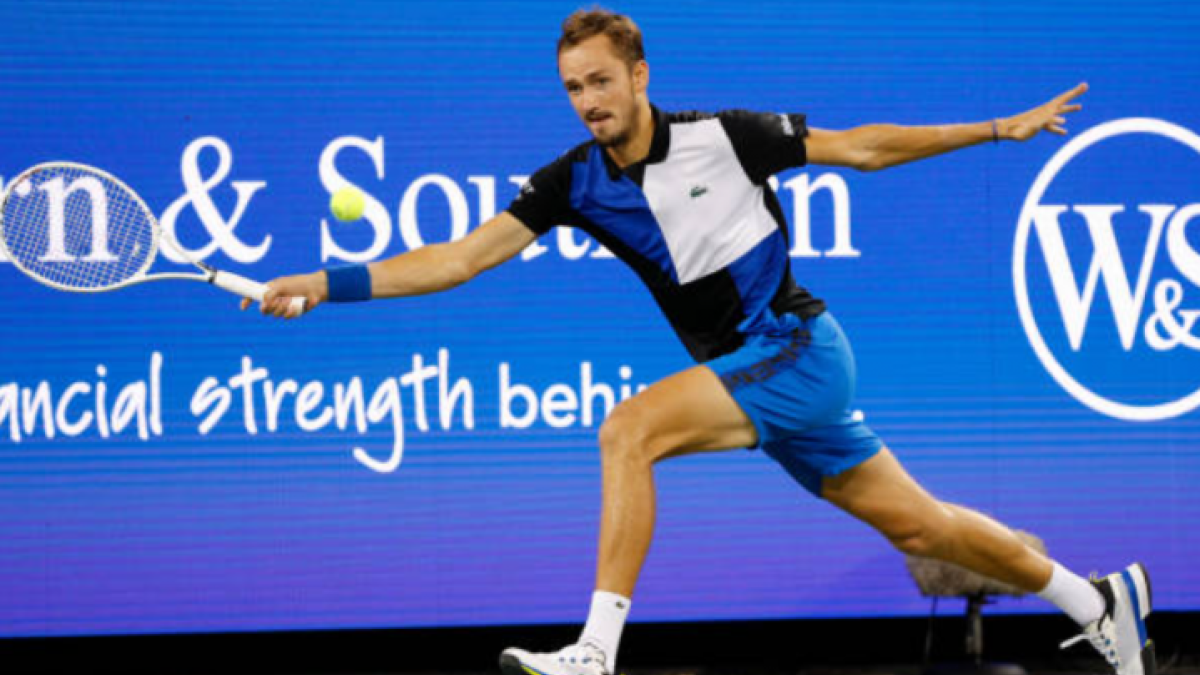 Daniil Medvedev prosigue en el torneo. Fuente: Getty.