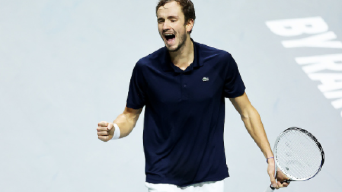 Daniil Medvedev, personalidad deportista del año en Rusia. Foto: gettyimages
