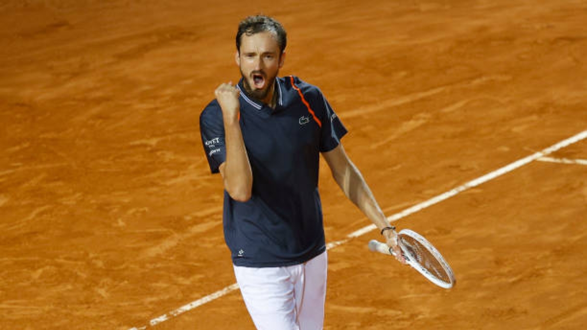 Daniil Medvedev, declaraciones finalista ATP Roma 2023. Foto: gettyimages