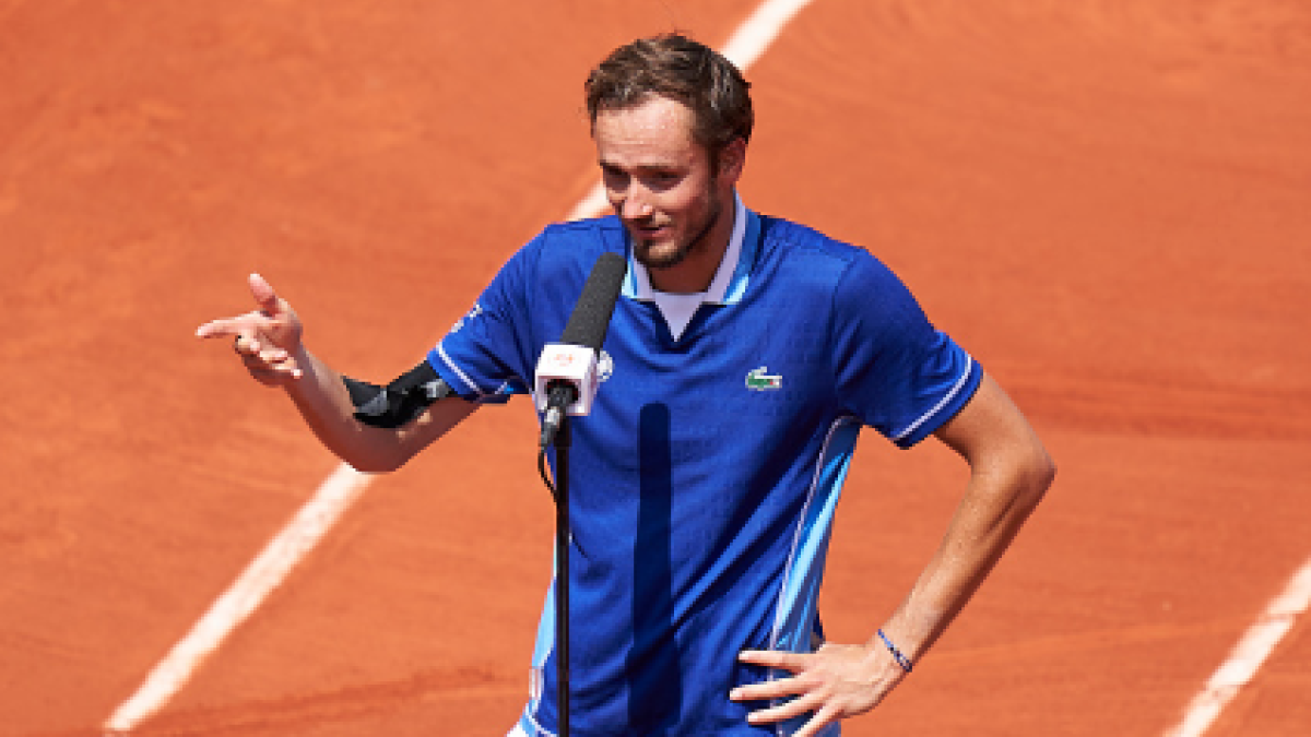 Daniil Medvedev, convencido de logros en Roland Garros 2022. Foto: gettyimages