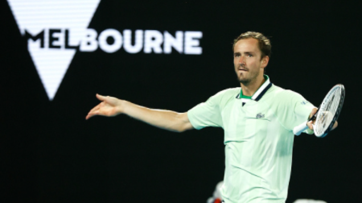 Daniil Medvedev gana a Aliassime. Foto: gettyimages