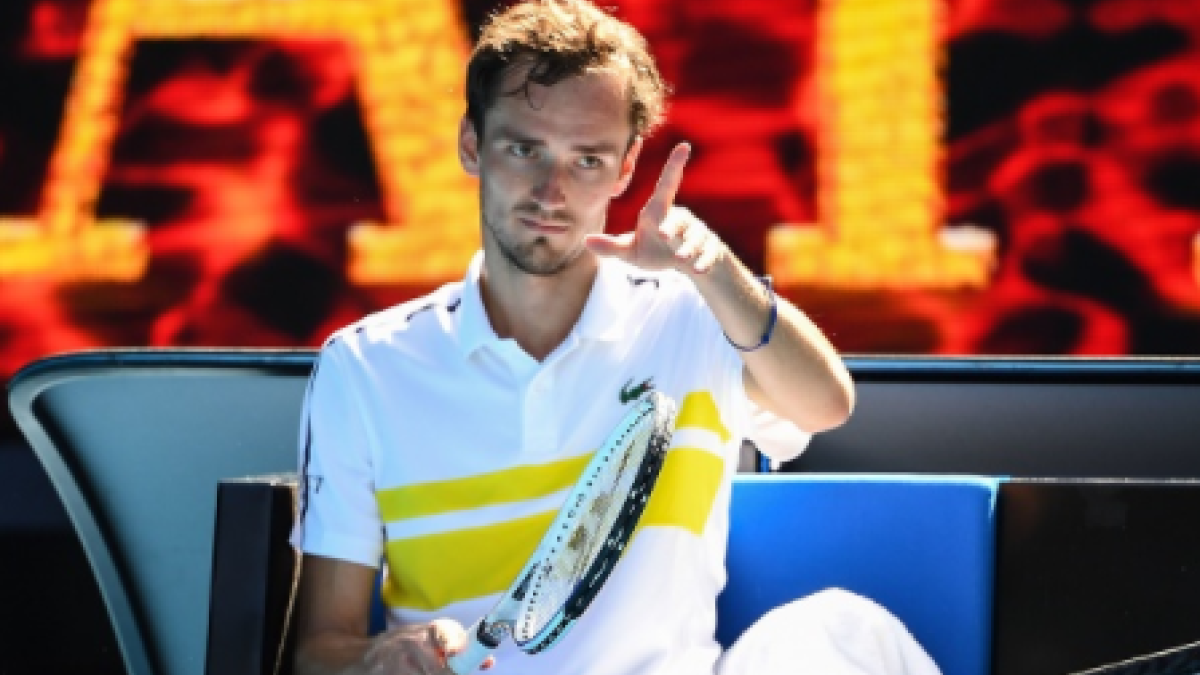 Daniil Medvedev habla de la bronca con Gilles Cervara. Foto: gettyimages