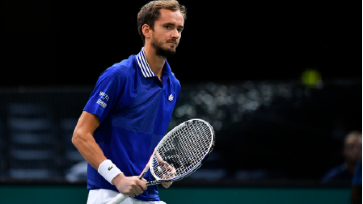 Daniil Medvedev, semifinalista en París-Bercy 2021. Foto: gettyimages