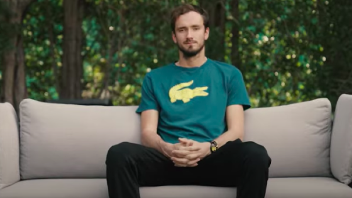 Daniil Medvedev. Fuente: Tennis TV