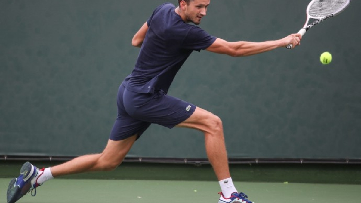 Daniil Medvedev, motivación en Indian Wells 2021. Foto: gettyimages