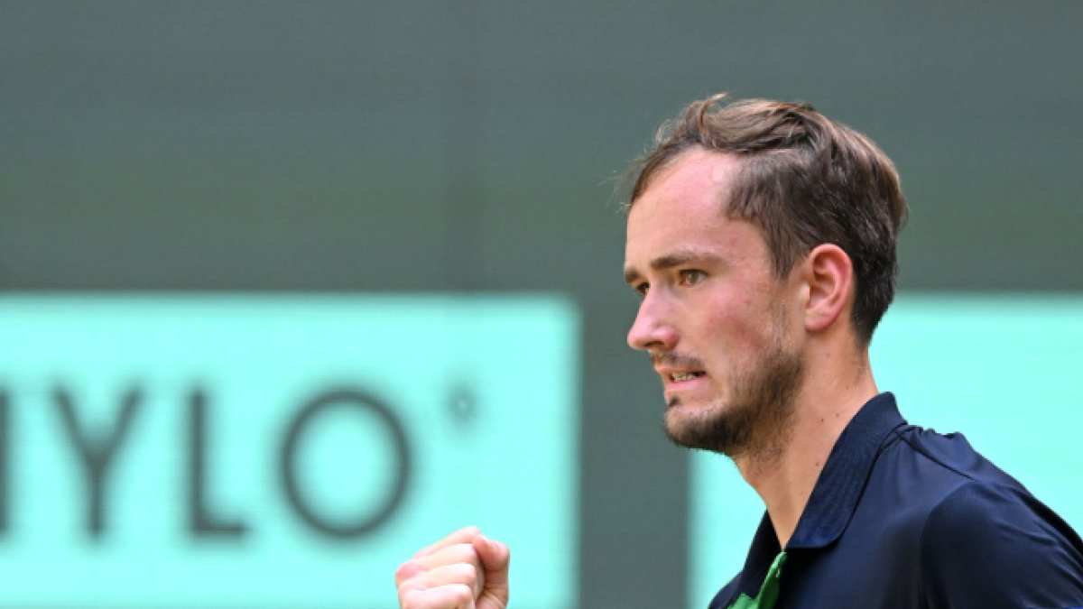 Daniil Medvedev en Halle 2022. Foto: Getty