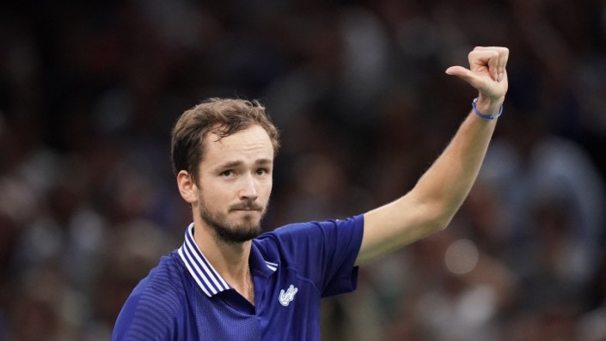 Medvedev está en semifinales de París-Bercy. Foto: @RolexPMasters