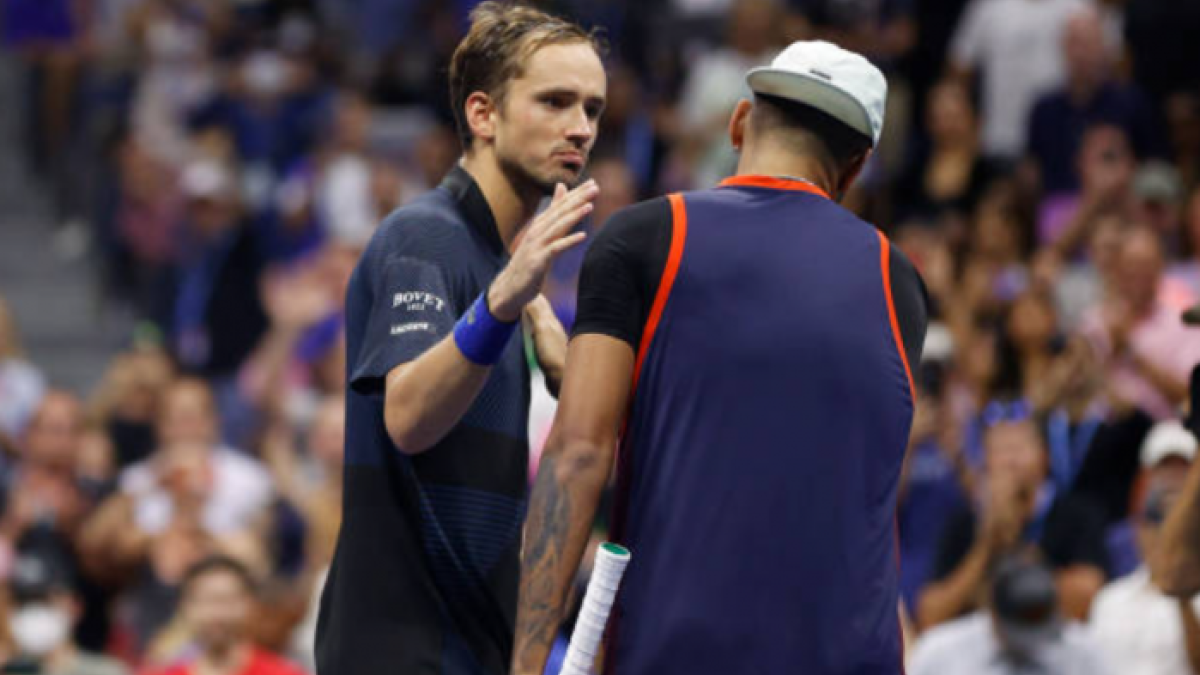 Medvedev no pudo ante Nick. Fuente: Getty.