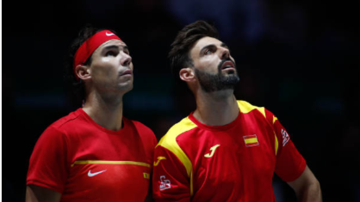 Nadal y Granollers, pendientes del ojo de halcón en la pasada Copa Davis. Fuente: Getty