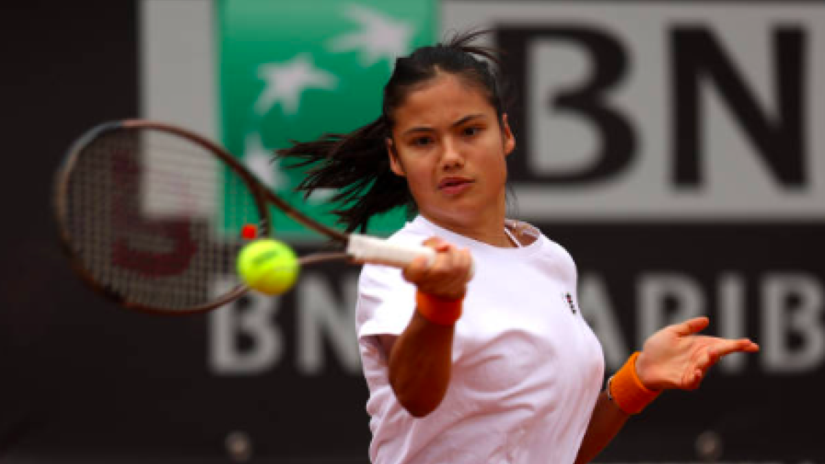 Raducanu: "Estoy contenta con la progresión de estas semanas". Foto: Getty