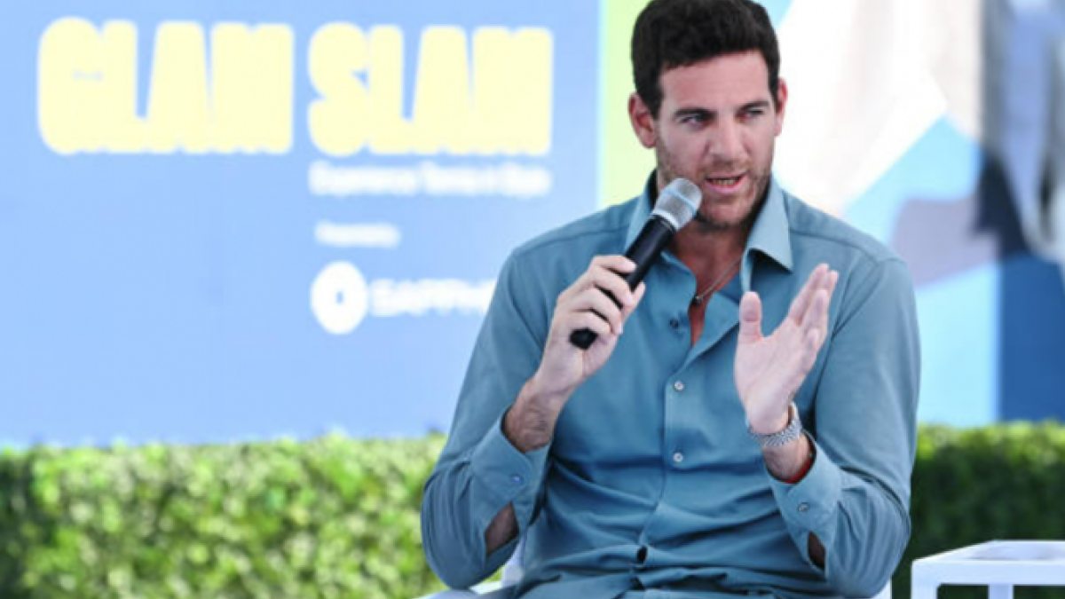 Juan Martín del Potro. Fuente: Getty