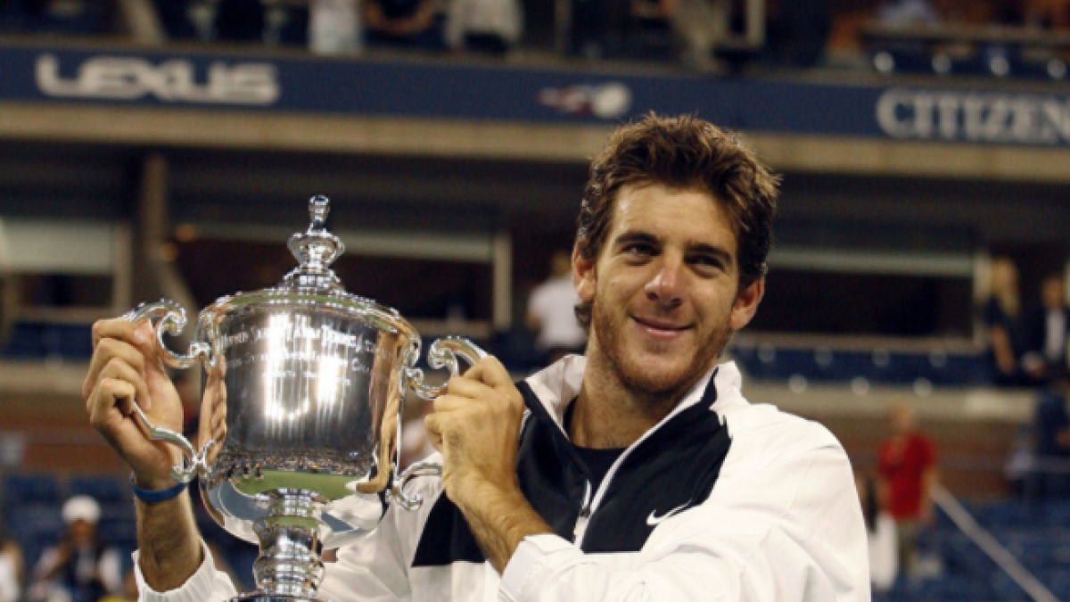 Del Potro en el US Open de 2009. Foto: Getty