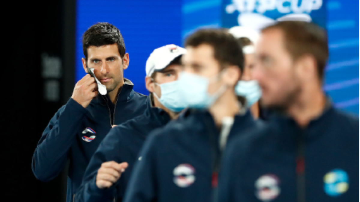 Novak Djokovic, culebrón presencia Open Australia 2022. Foto: gettyimages