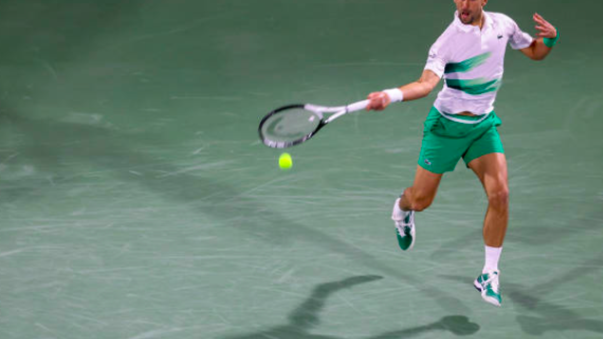 Novak Djokovic superó la primera ronda en Dubái. Fuente: Getty