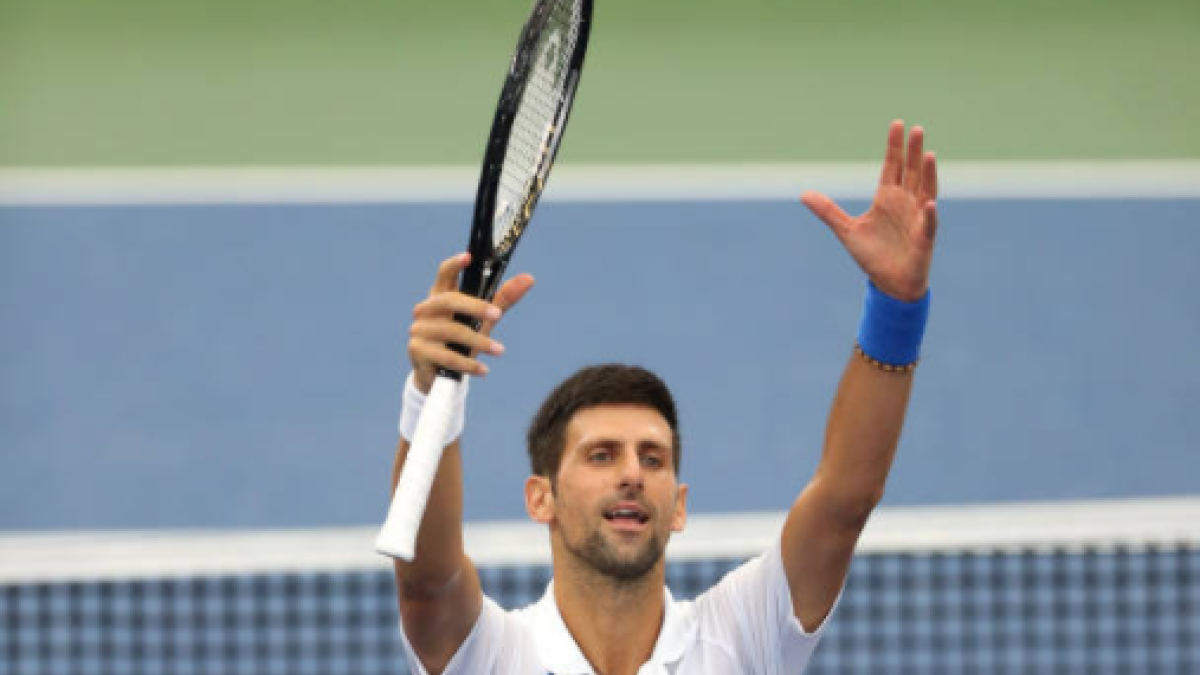 Novak Djokovic celebra el título. Fuente: Getty
