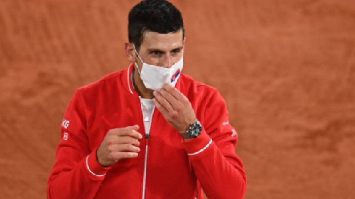 Novak Djokovic tras su victoria. Fuente: Getty