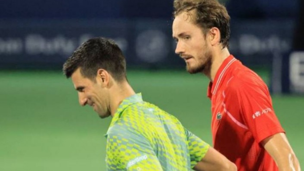 Medvedev: "Ganar a Djokovic es un sueño hecho realidad". Foto: Getty