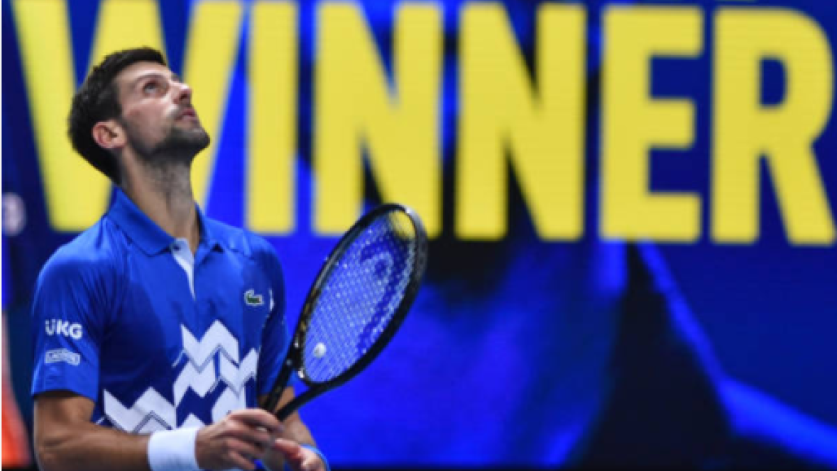 Djokovic celebra su victoria en Londres. Fuente: Getty