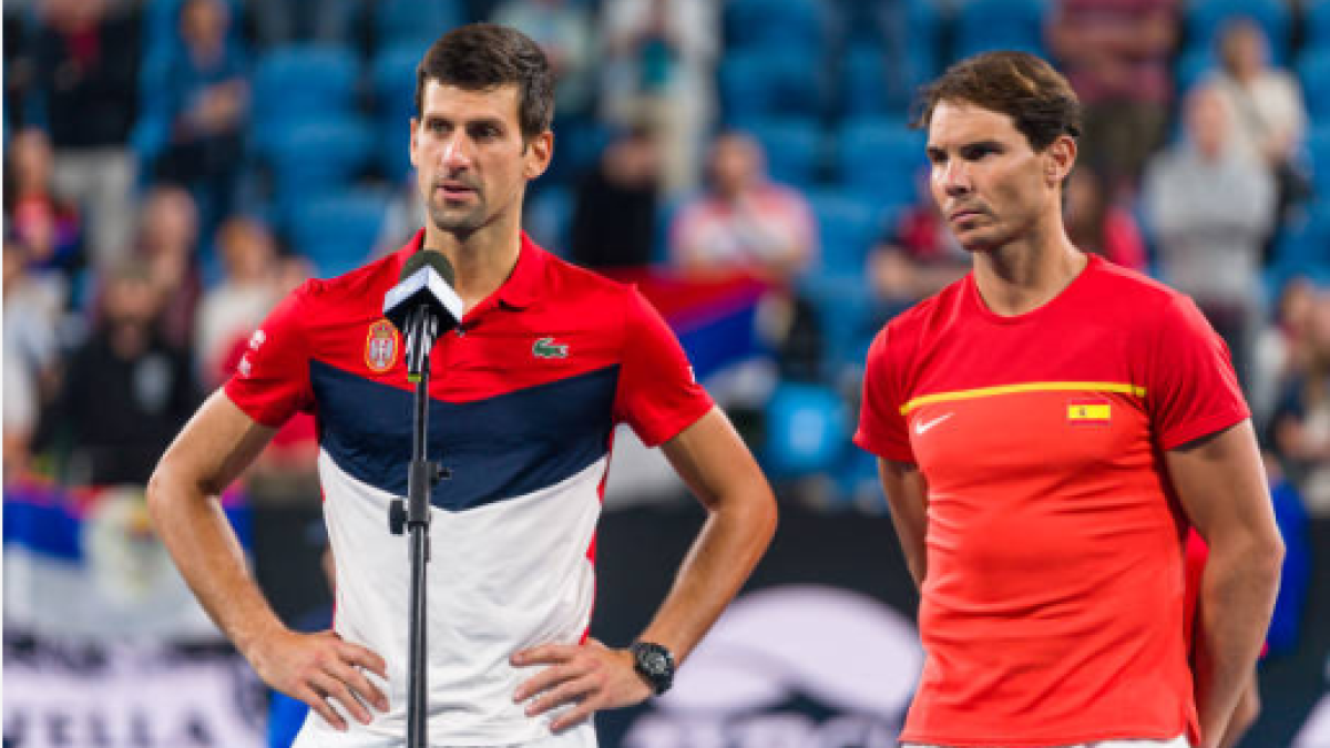 Novak Djokovic domina a Rafael Nadal en pista dura. Foto: gettyimages