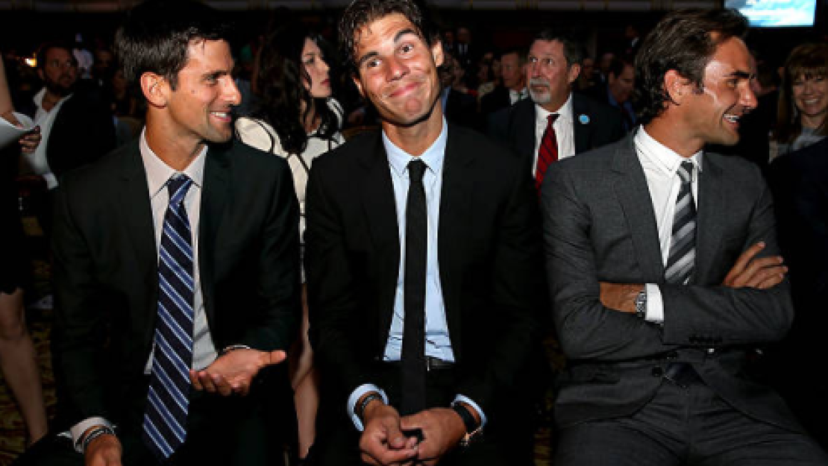 Djokovic, Nadal y Federer. Fuente: Getty