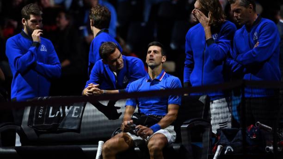 Novak Djokovic, problemas en una muñeca. Foto: gettyimages