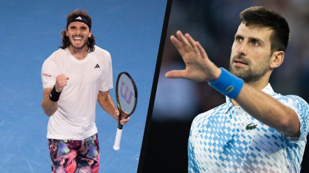 Tsitsipas y Djokovic: Lograr lo imposible. Foto: Eurosport.