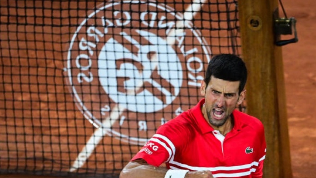 Un Djokovic muy pasional en el tramo final de su partido con Berrettini. Foto: Getty
