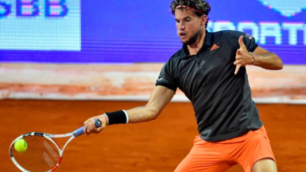 Dominic Thiem durante el Adria Tour. Fuente: Getty