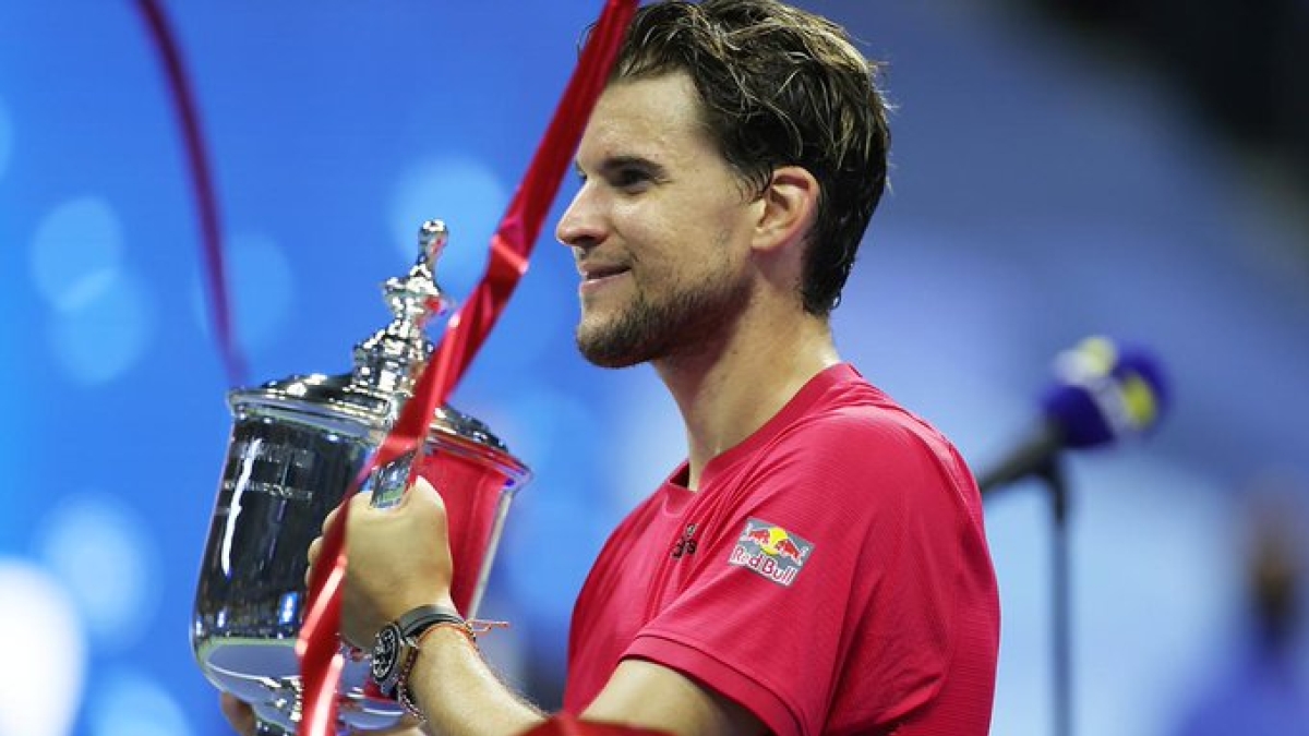 Dominic Thiem con el trofeo de campeón. Fuente: Getty