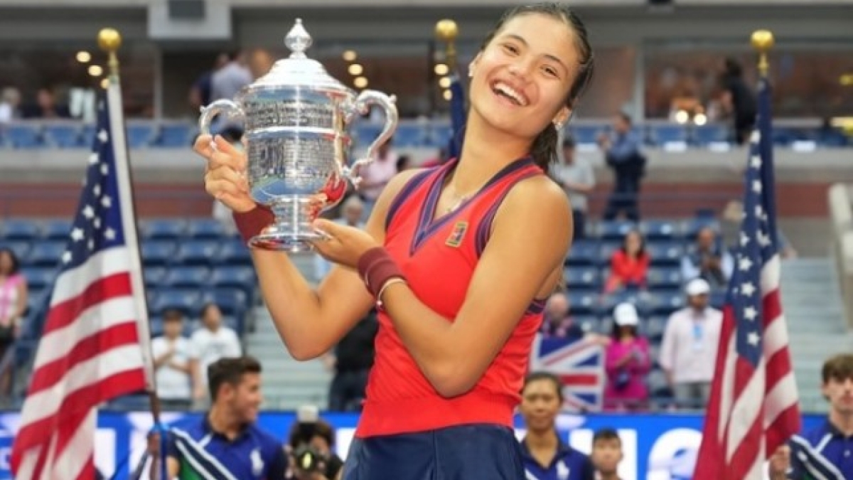 Raducanu se consagró campeona del US Open 2021. Foto: USTA