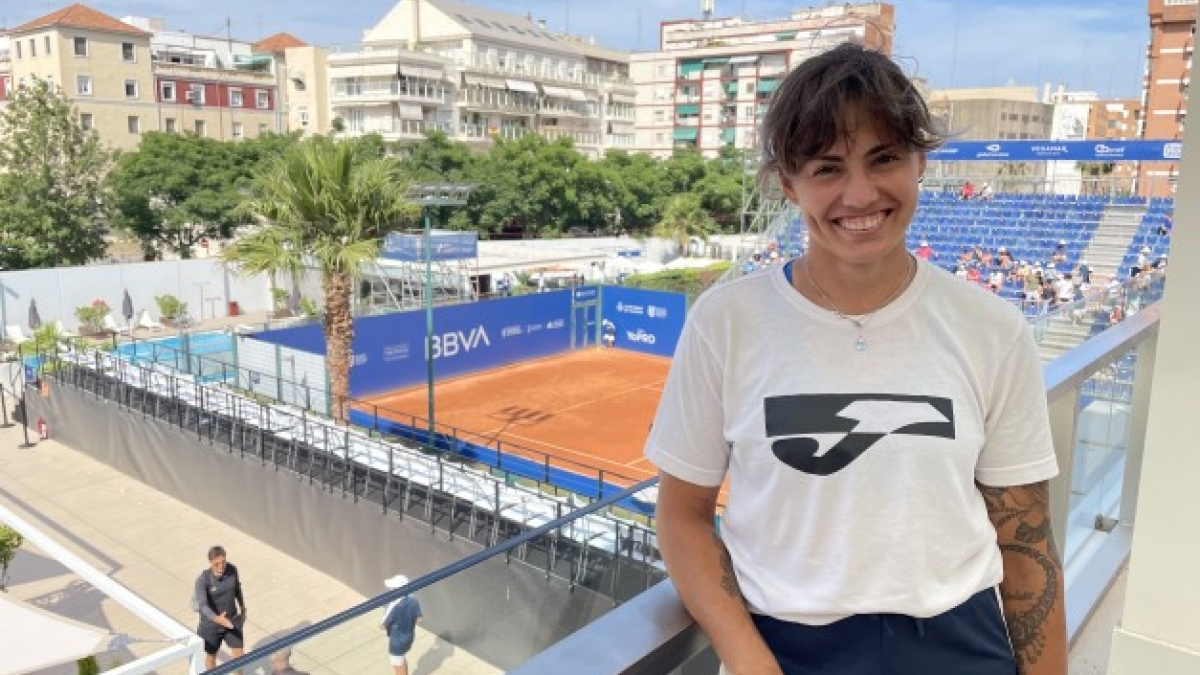 Aliona Bolsova en el WTA 125K de Valencia. Fuente: Punto de Break