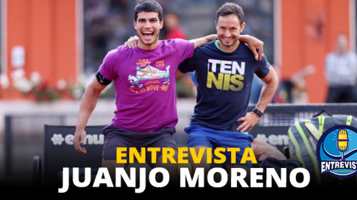 Entrevista con Juanjo Moreno, fisioterapeuta de Carlos Alcaraz. Fuente: Punto de Break