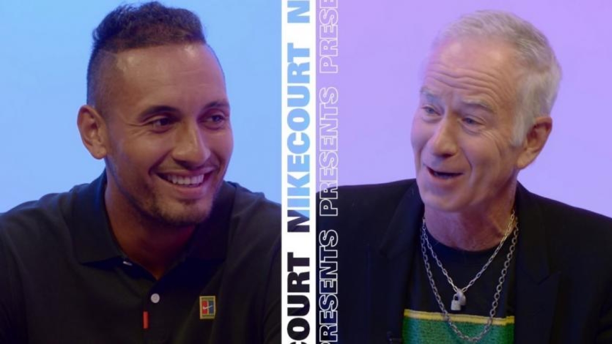 John McEnroe entrevista a Nick Kyrgios: "Creo que aprenderé la lección". Foto: Nike