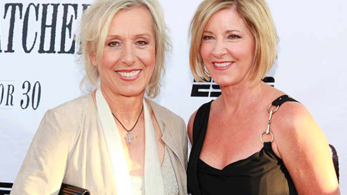 Martina Navratilova y Chris Evert en un evento de hace años. Fuente: Getty