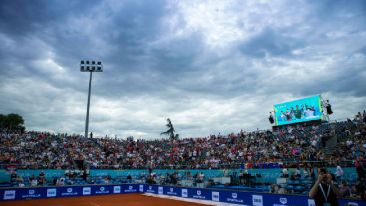 Estadio principal del Adria Tour Belgrado. Fuente: Getty