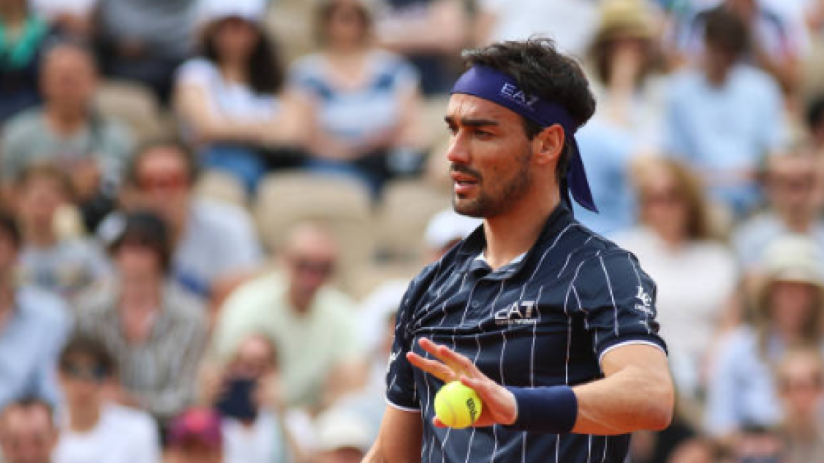 Fabio Fognini. Fuente: Getty