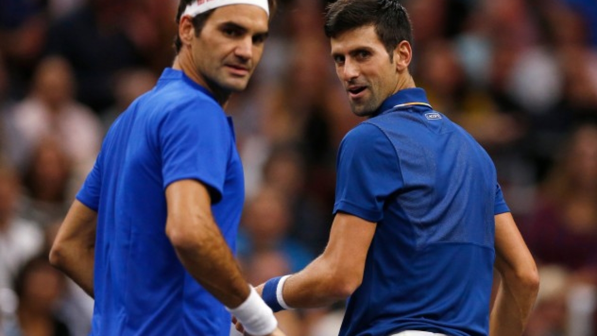 Roger Federer habla de Novak Djokovic. Foto: gettyimages