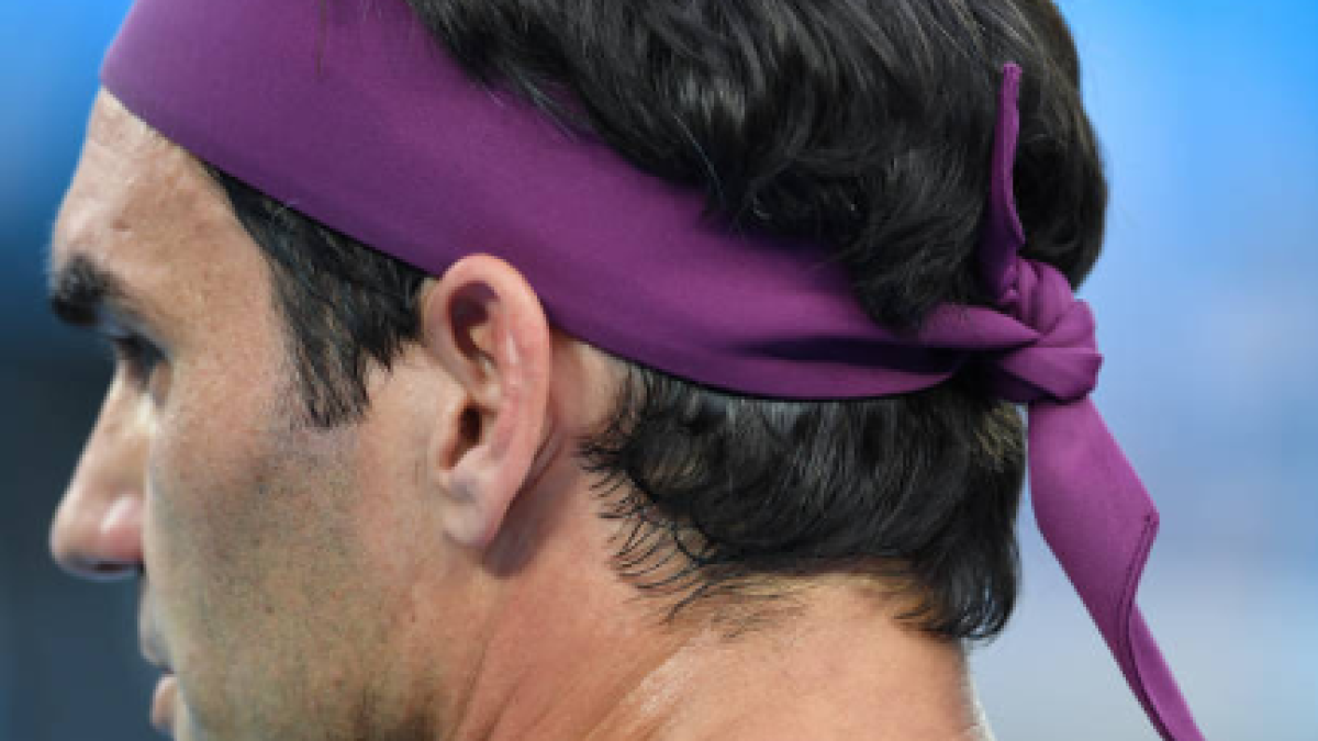 Roger Federer durante el Open de Australia 2021. Fuente: Getty