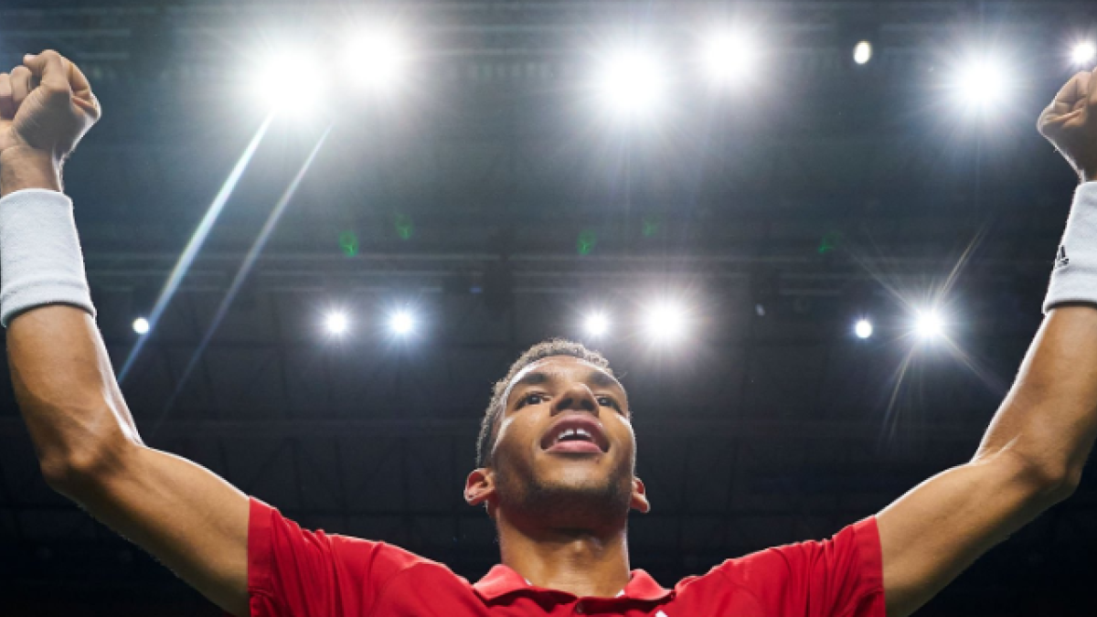 Felix Auger-Aliassime en la Copa Davis 2022. Foto: Getty