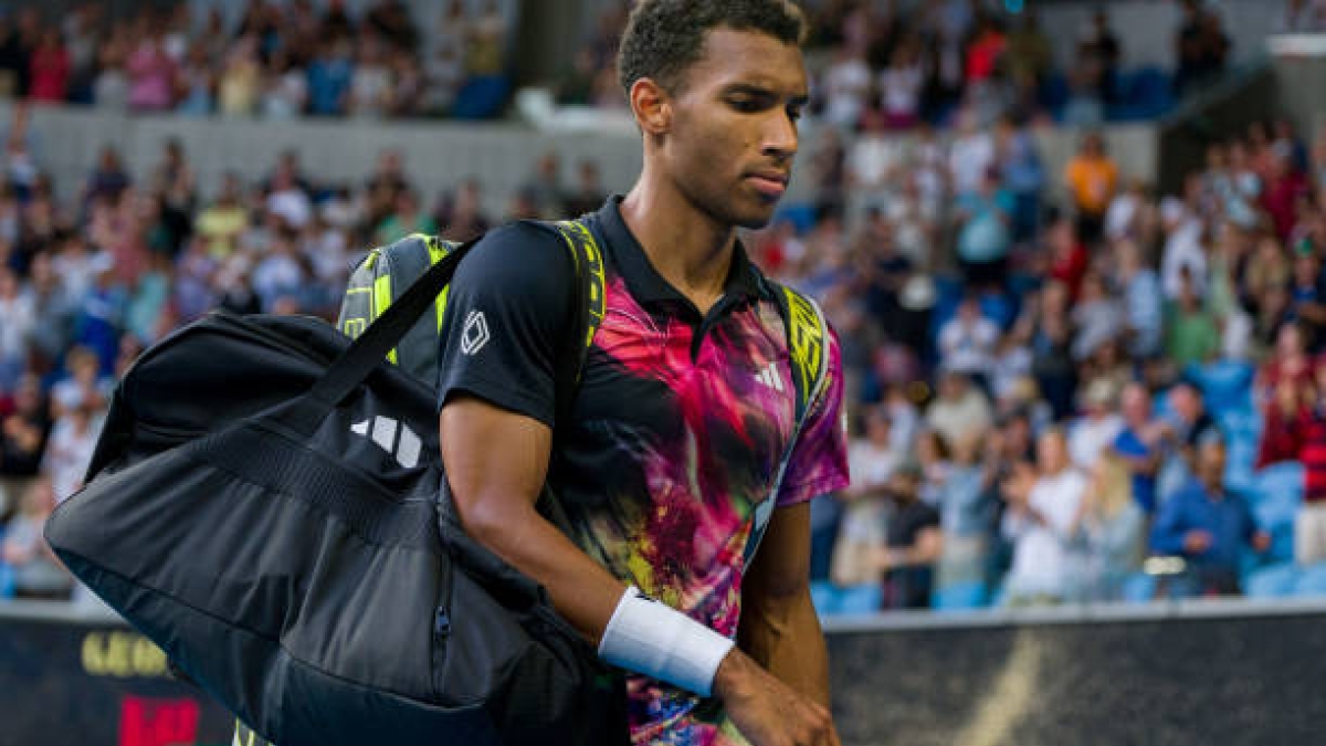 Félix Auger-Aliassime, decepción en Open de Australia 2023. Foto: gettyimages