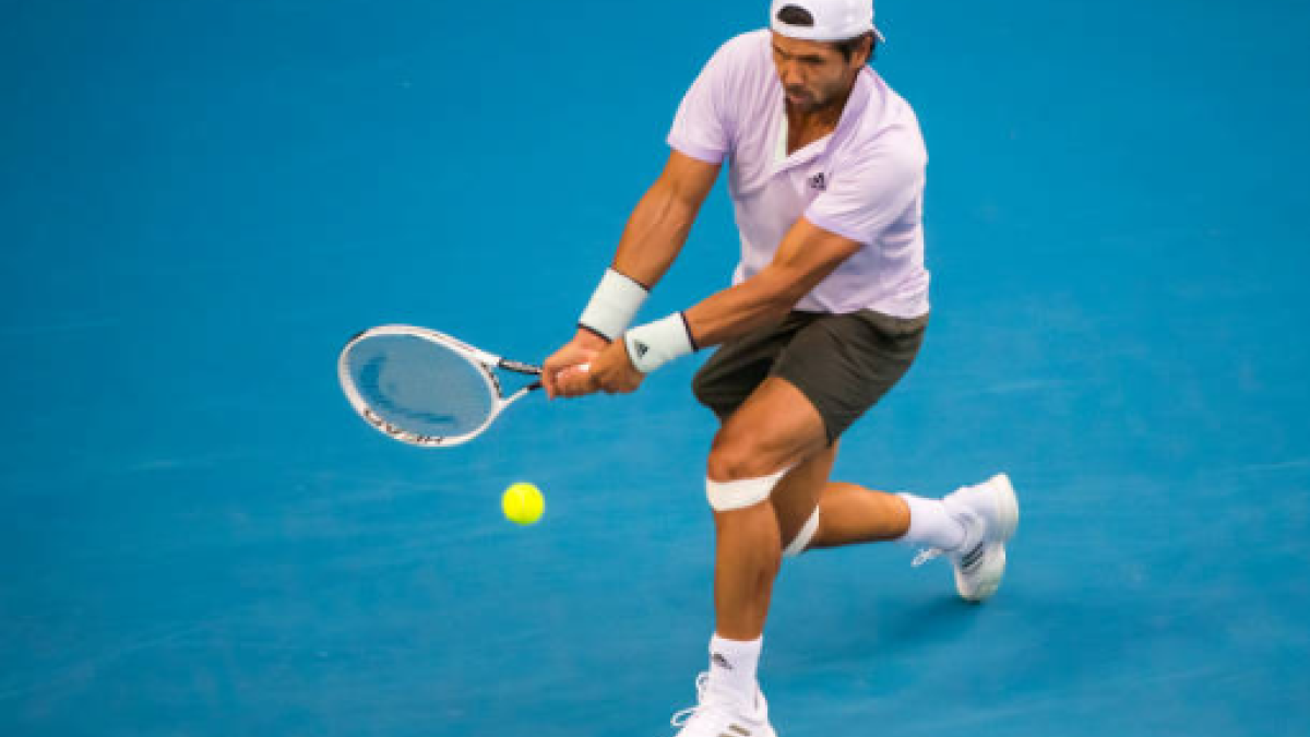 Fernando Verdasco durante el Open de Australia. Fuente: Getty