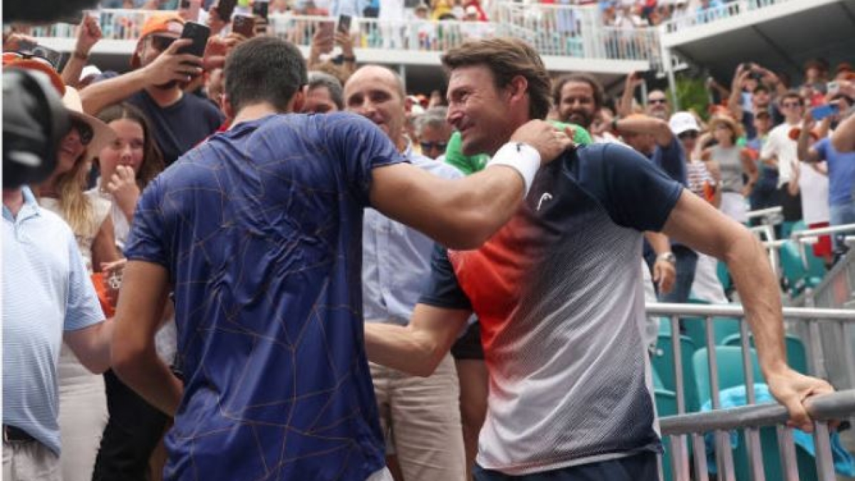 Juan Carlos Ferrero: "No me sorprende para nada el nivel de Carlos". Foto: Getty