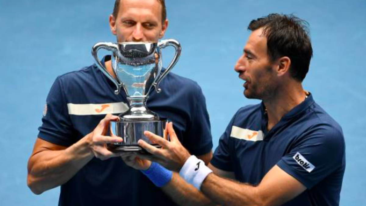 Filip Polasek e Ivan Dodig, campeones del Open de Australia 2021. Fuente: Getty