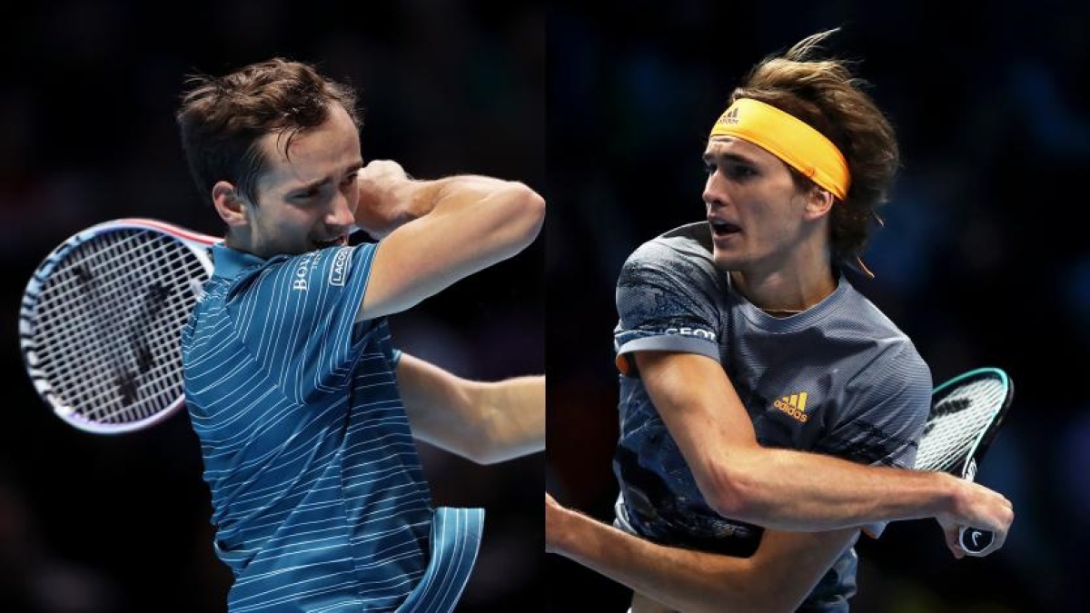 Medvedev y Zverev. Foto: Twitter