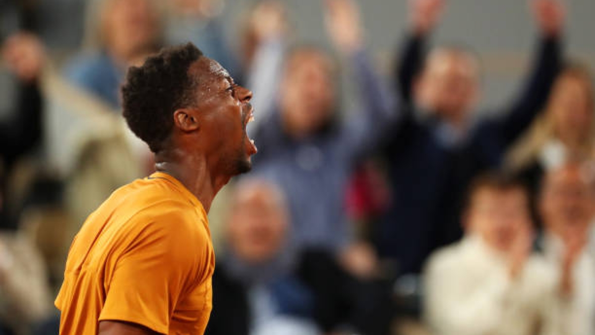 Monfils gana a Báez en Roland Garros 2023. Foto: gettyimages