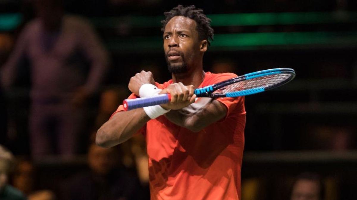 Monfils, tenista que más primeros saques resta del circuito. Foto: ATP