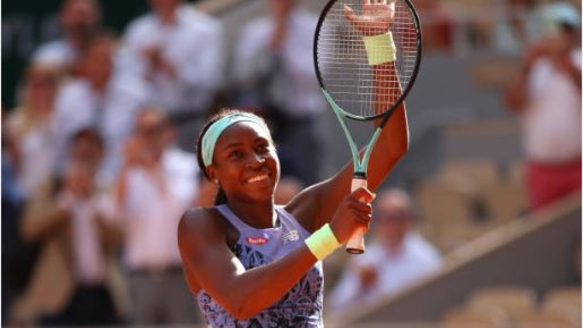 Gauff se convierte en la finalista de Grand Slam desde Sharapova en 2004. Fuente: Getty